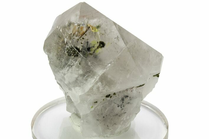 Quartz Crystal with Epidote Inclusions - China #214732